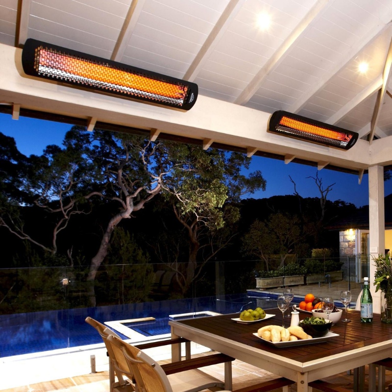 Mounted Patio Patio Boss Electric Outdoor Heater For Outdoor Use