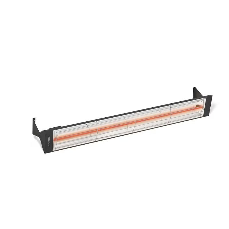 Infratech W-Series (3) Infratech W-Series 61-1/4” Single Element Heaters 4000W (240V) - Black (21-1125-BL) - Image 1
