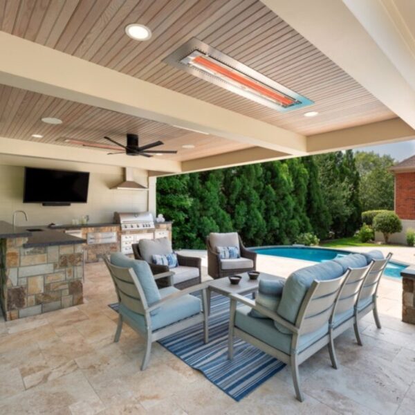 Infratech WD-Series 39" Dual Element Heaters 5000W (208V) - Stainless Steel (WD-5028 SS) - Image 7