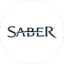 Saber logo in a circular design, representing the brand's identity and professionalism.
