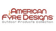 Logo of American Fyre Designs, showcasing outdoor products collection for enhancing outdoor living spaces.