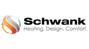 Schwank logo featuring the tagline "Heating. Design. Comfort." emphasizing innovative heating solutions.
