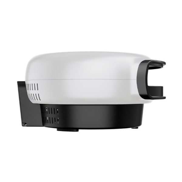 Compact white and black air conditioning unit, designed for efficient cooling and easy installation, showcasing a sleek modern design.