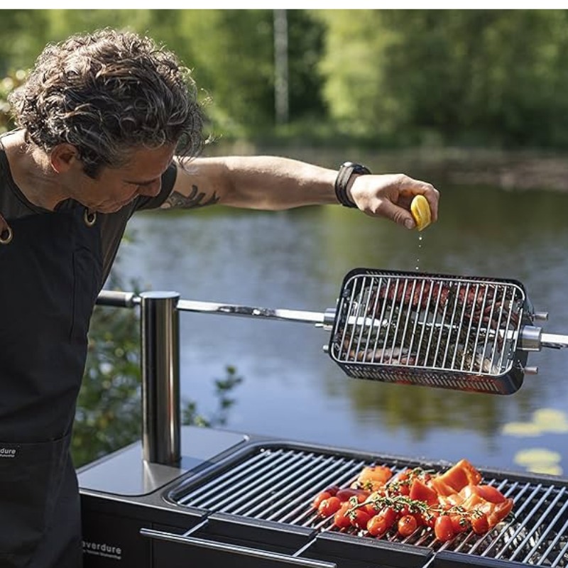 Everdure Rotisserie Basket Cage for FUSION Charcoal BBQ