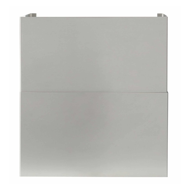 Modern gray storage cabinet with two drawers, ideal for organizing home or office space.