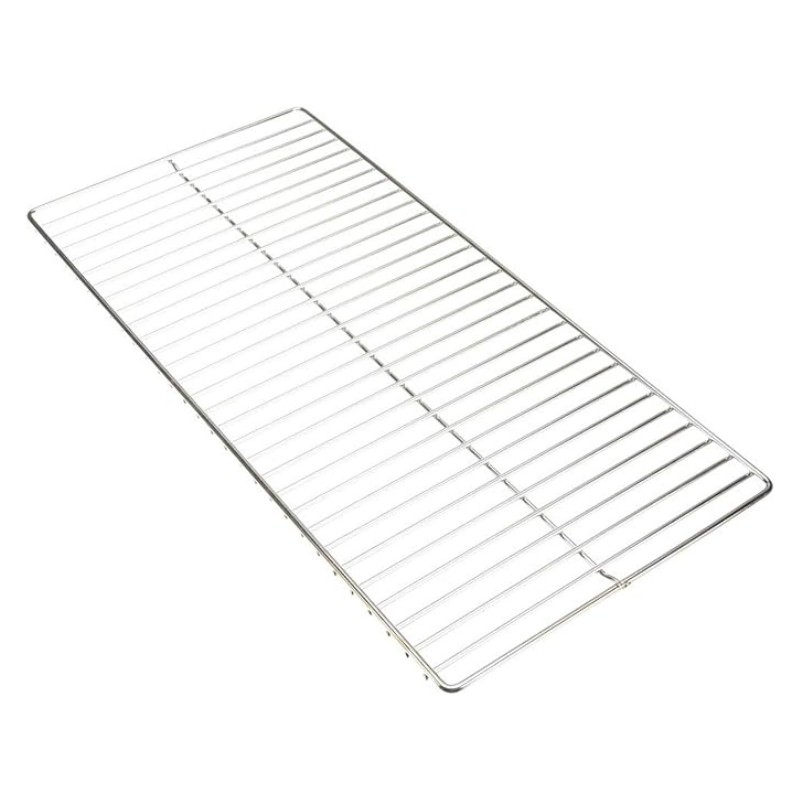 Stainless steel cooling rack for baking, featuring a grid design for optimal airflow and even cooling of baked goods.