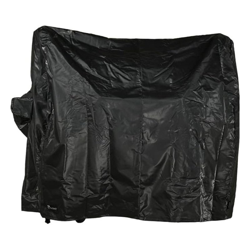 92097914-441d-4ddf-bf62-ca630272da5b.jpg Heavy-duty black outdoor cover for protection against weather elements, suitable for furniture or equipment storage.