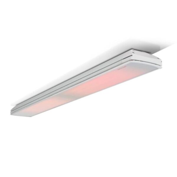 LED ceiling light fixture with a sleek design and warm red illumination, ideal for modern interiors.