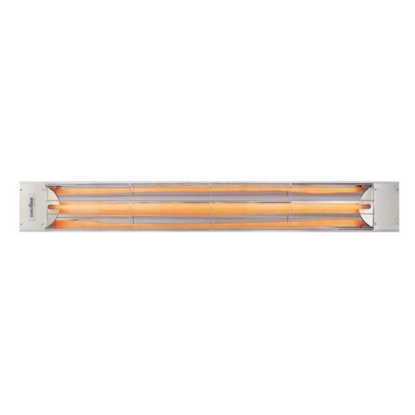 Infrared heating lamp with multiple heating elements, designed for efficient outdoor heating solutions. Suitable for patios and commercial spaces.