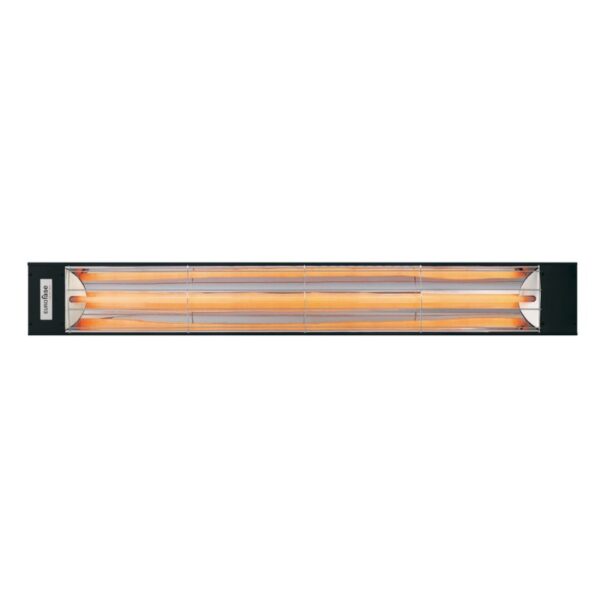 Infrared heating lamp with multiple heating elements, designed for efficient warmth in indoor and outdoor spaces. Ideal for patios, workshops, and garages.