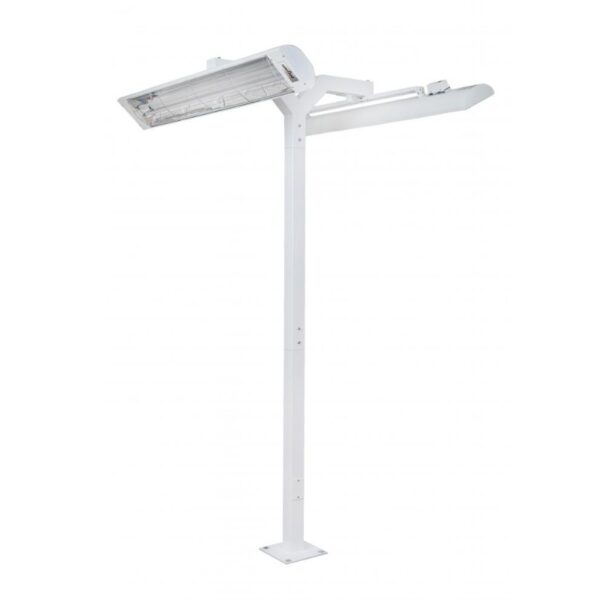 Eurofase 8’ Pole Mount, Dual 39”, White (EF3908PMDW)
