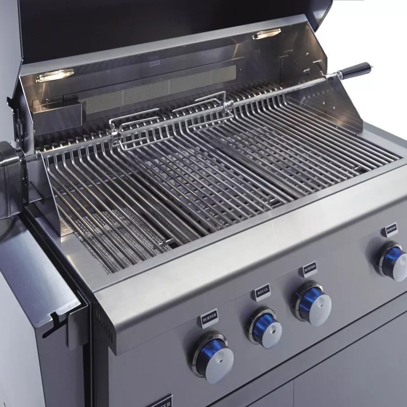 Broilmaster 42-Inch Stainless Steel Built-In Gas Grill, Burners