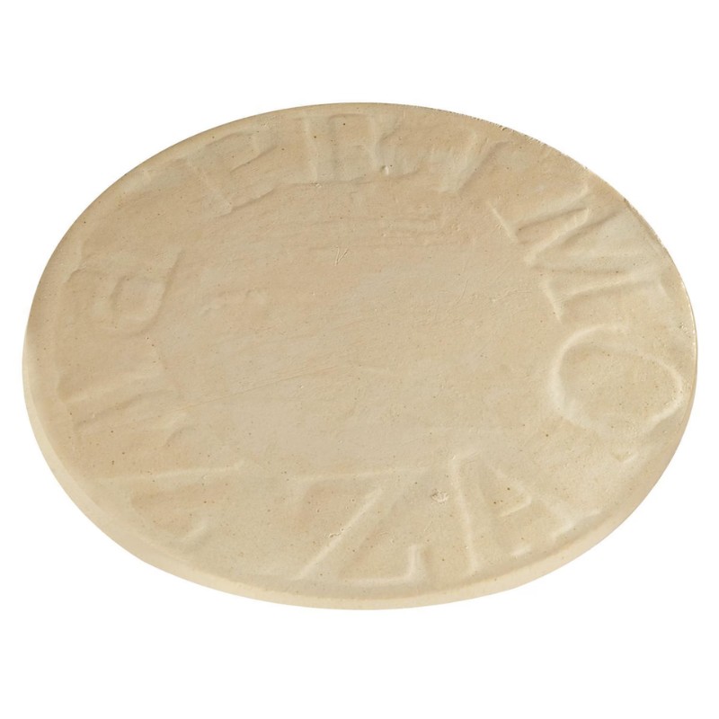 22a8515f-1012-4ffa-86ad-411b20464d3b.jpg Round, light-colored ceramic plate with embossed lettering, ideal for serving snacks or displaying decorative items.
