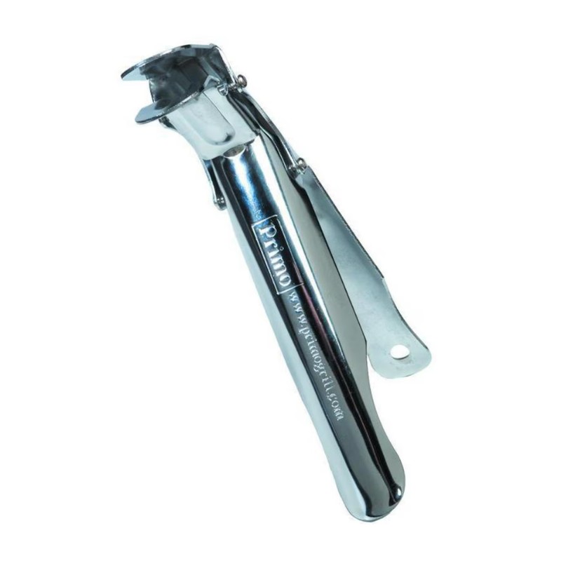 Stainless steel bottle opener with a sleek design, ideal for easy and efficient bottle caps removal. Perfect for home bars and outdoor gatherings.