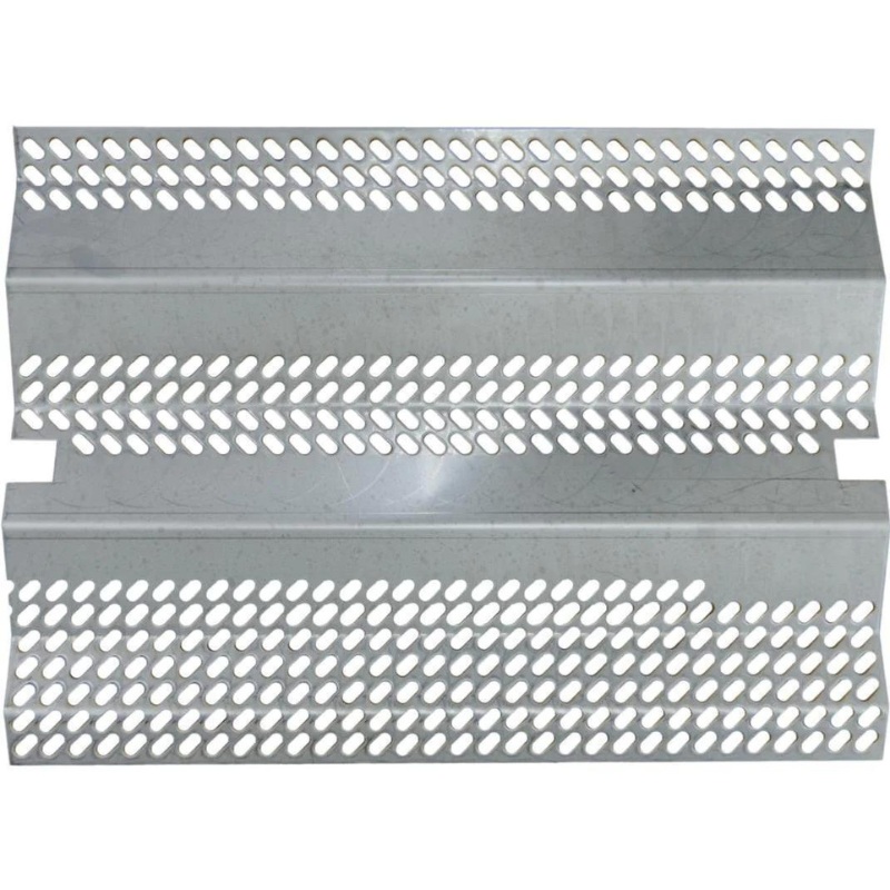 Metal perforated sheets designed for ventilation and reinforcement in construction applications.