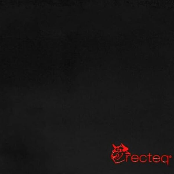 Black background featuring the red logo of Recteq, a brand known for outdoor cooking appliances.