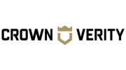 Crown Verity logo featuring a crown symbol and bold typography.