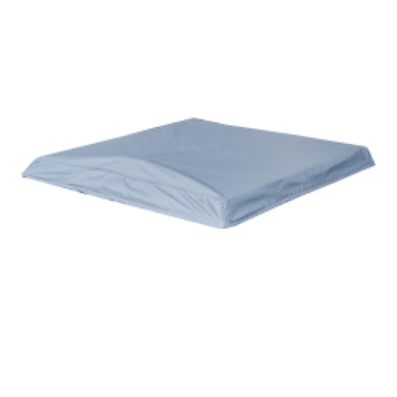c58238fc-37c4-430a-ba86-d54c45fcb863.jpg Light blue mattress cover designed for comfort and protection, featuring a flat, smooth surface.