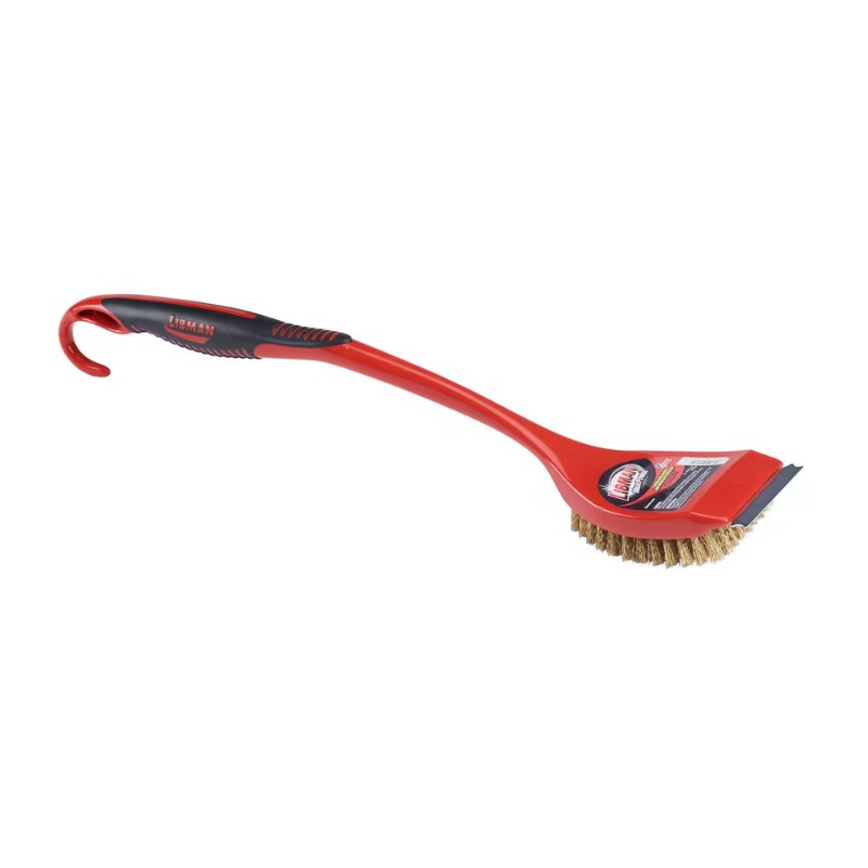080fd5f0-c7df-44ad-ac1f-b26caa30cde0.jpg Crown Verity Deluxe Brass Grill Brush (CV-528) - Image 1