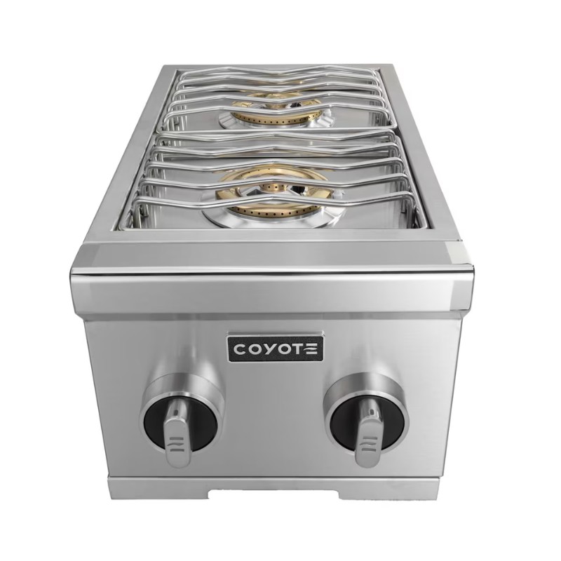 4e40f983-a741-46bb-8f6b-3b3fead7b068.jpg Coyote 12 Inch Built-in Double Side Burner - Liquid Propane (C3DBLP) - Image 1