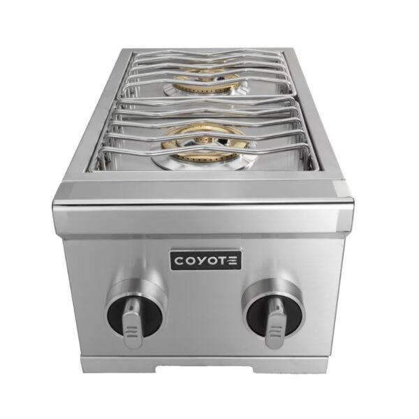 Coyote 12 Inch Built-in Double Side Burner – Natural Gas (C3DBNG)