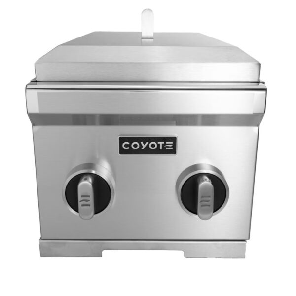 Coyote 12 Inch Built-in Double Side Burner - Liquid Propane (C3DBLP) - Image 3
