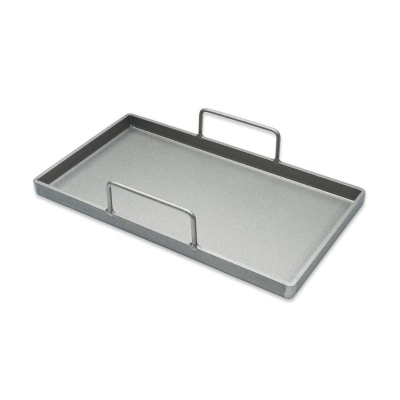 d5dcb6a0-5ba7-4fe0-a2bb-4c68b0f201b5.jpg Crown Verity 22 X 12-Inch Griddle Plate With Handles (CV-G1222) - Image 1