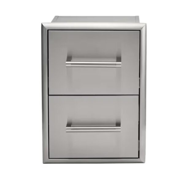 Coyote 2 Drawer Cabinet – Stainless Steel (C3-2DC)