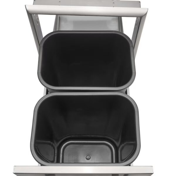 Coyote 18" Front to Back Double Trash And Recycle Bin (C3-FBTRC) - Image 3