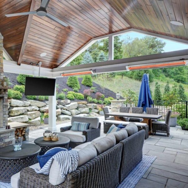 Infratech WD-Series 61-1/4” Dual Element Heaters 6000W (240V) - Stainless Steel (WD-6024 SS) - Image 5