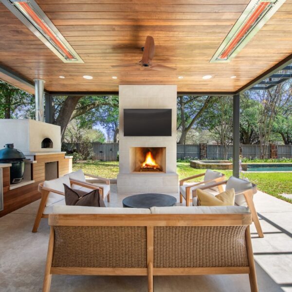 Infratech WD-Series 61-1/4” Dual Element Heaters 6000W (240V) - Stainless Steel (WD-6024 SS) - Image 4