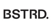 Logo of BSTRD, featuring bold, modern typography in black on a white background.